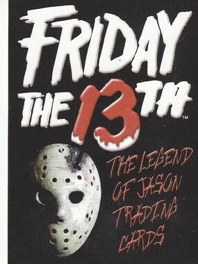 Rare Jason Voorhees Friday The 13th Horror Movie Halloween Promo Trading Card